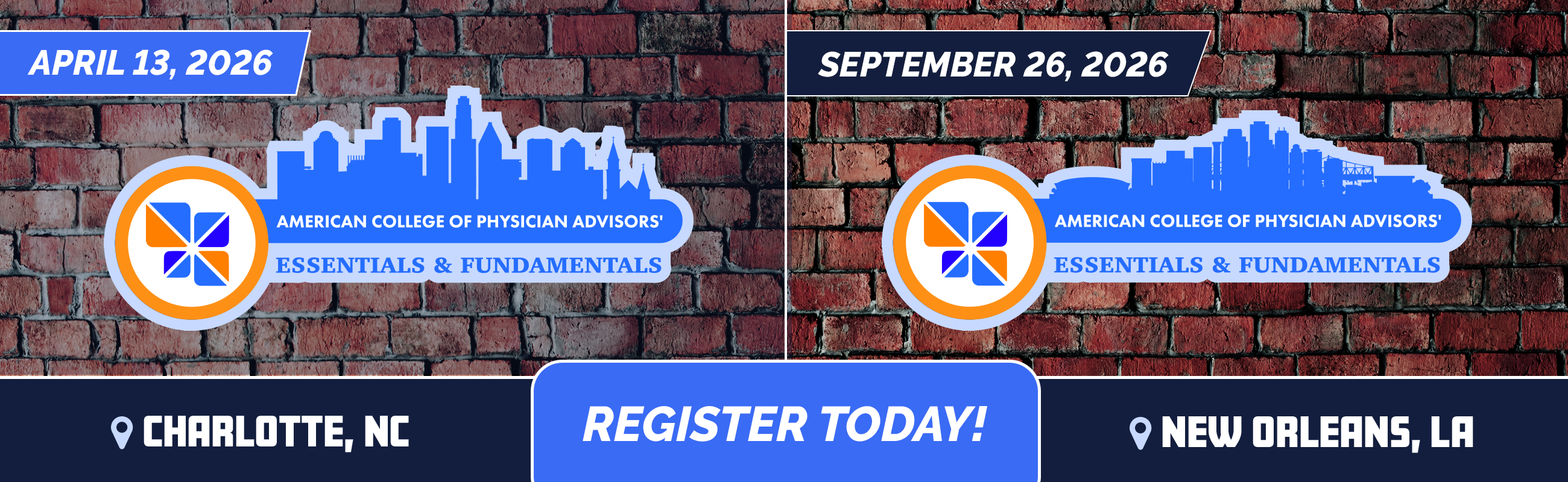 Register for Essentials and Fundamentals 2026